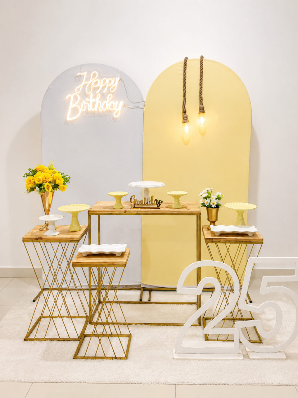 Decoração Adulto ( Amarelo) - Art_efesta