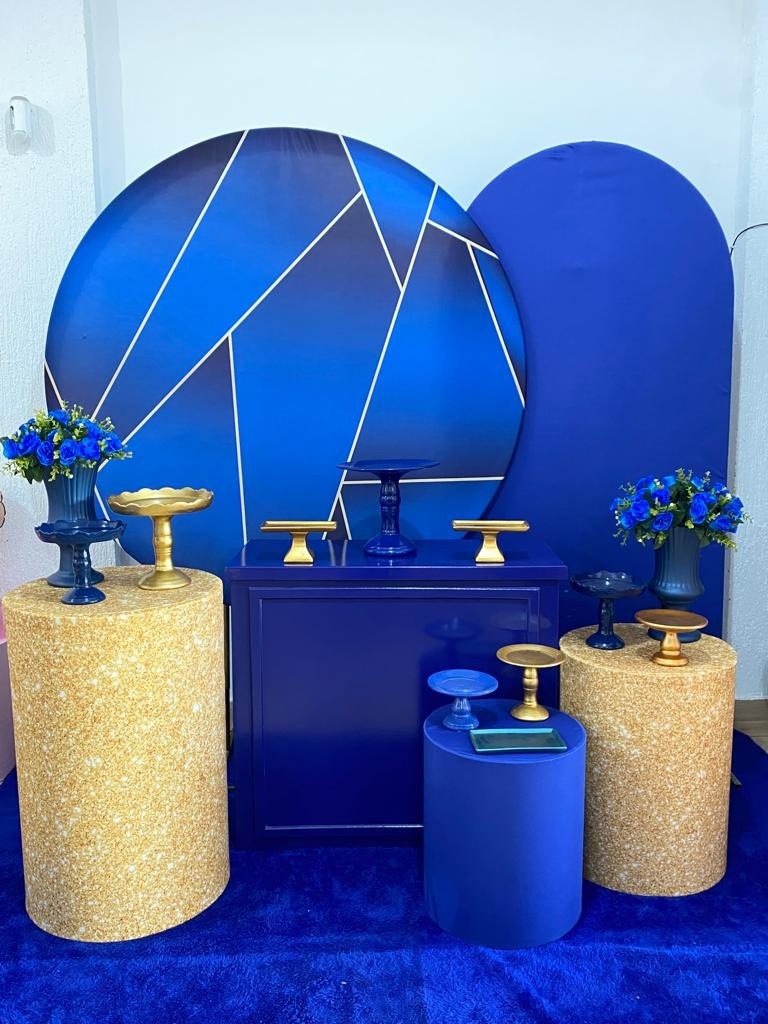 Azul E Dourado (Premium Mais ) Masculino - Art_efesta