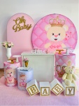 Chá de Fralda Ursinha Princesa Completo - imagem 1