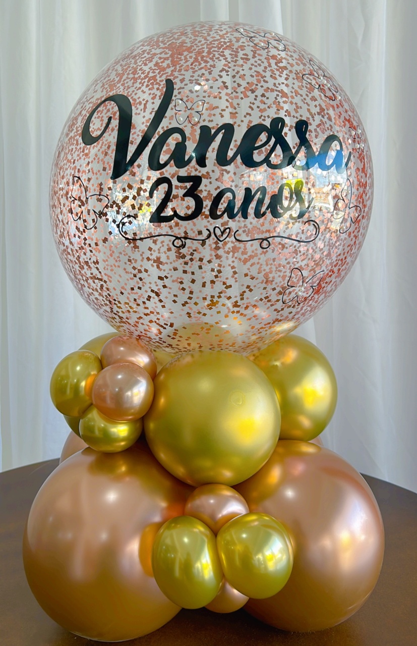 Bubble Personalizado Metalizado  - Art_efesta