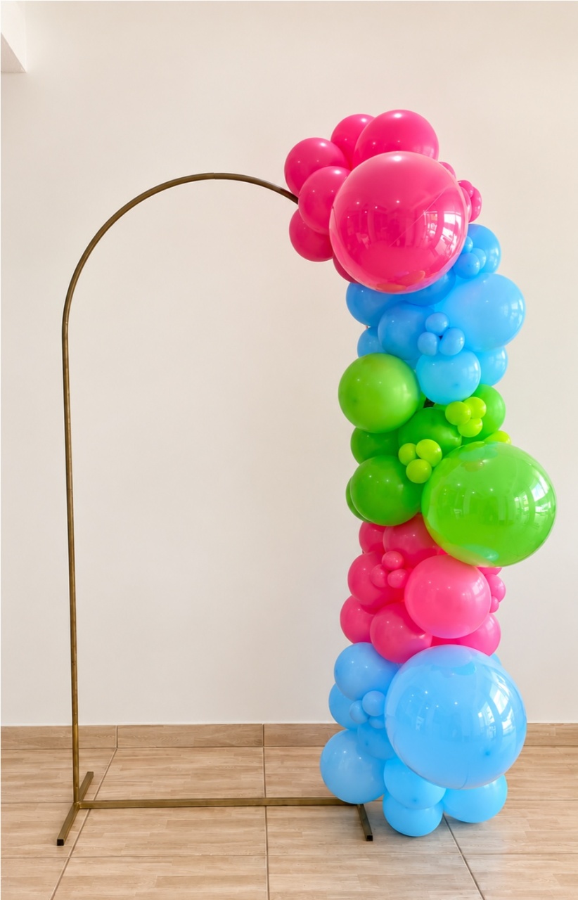 Arco Médio Com Balões Encapsulados - Art_efesta