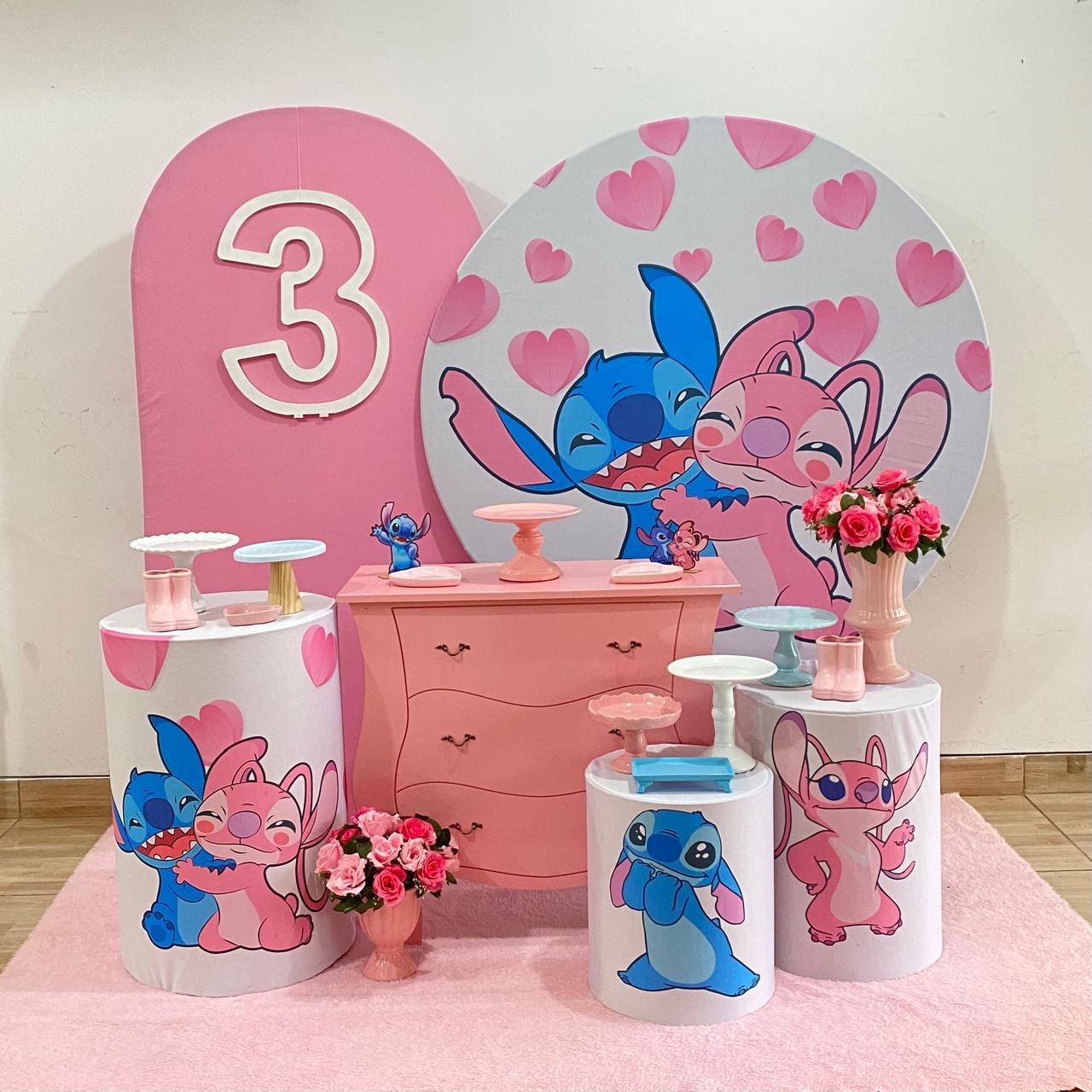 Stich Rosa E Azul( Premium Mais) - Art_efesta