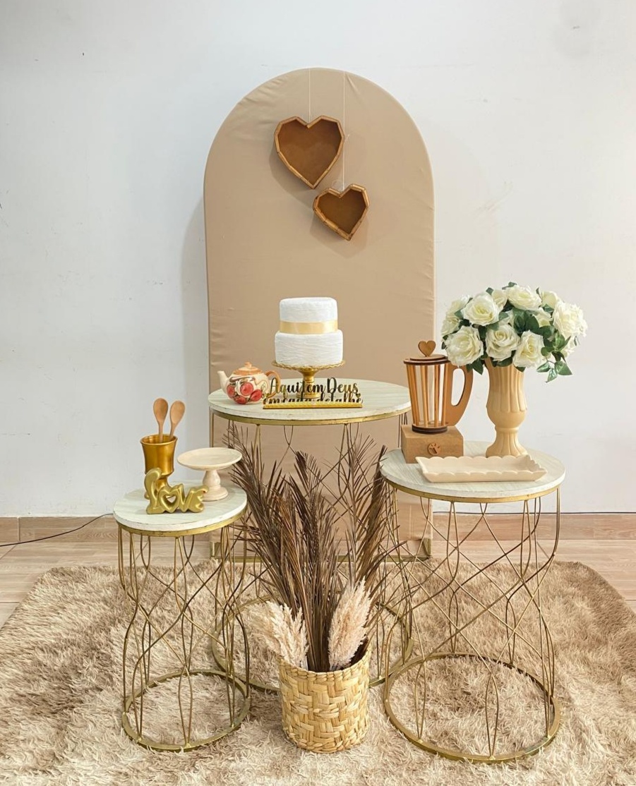 Cha de Casa Nova Bege - Art_efesta