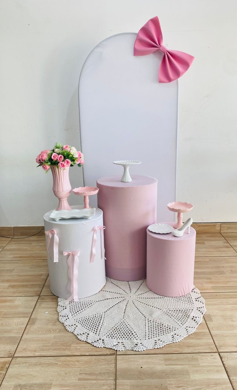 Laço Rosa  - Art_efesta