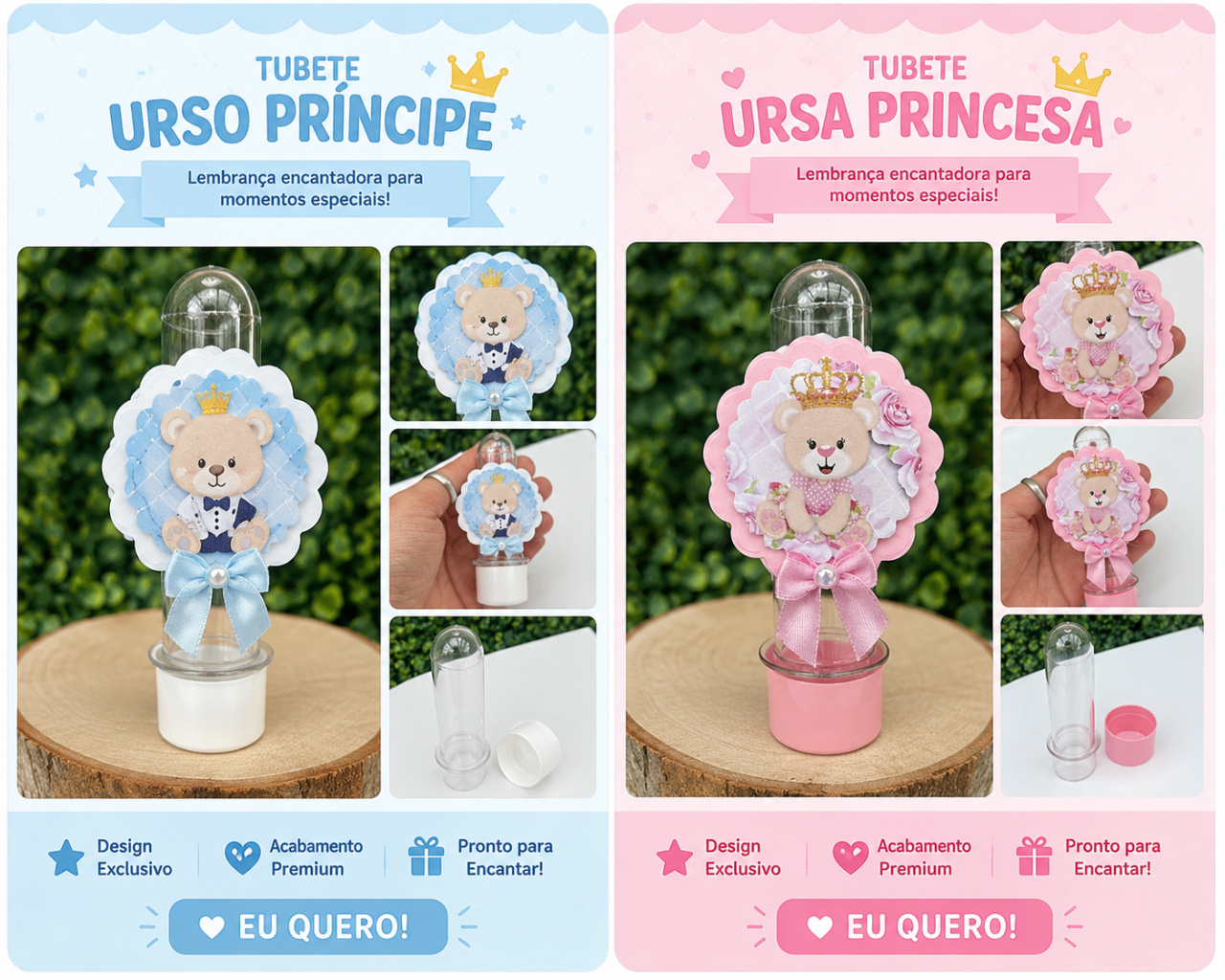 Tubetes Principes E Princesas - Art_efesta