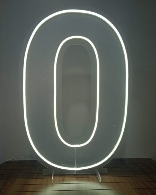 Número Zero de Led (Branca) - Art_efesta