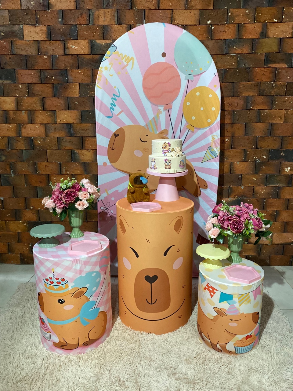Capivara - Manalu Decorações 
