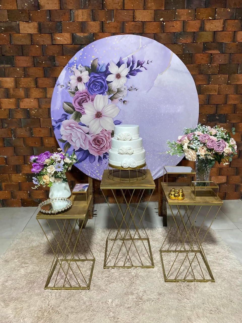 Floral Mesas de Ferro - Manalu Decorações 