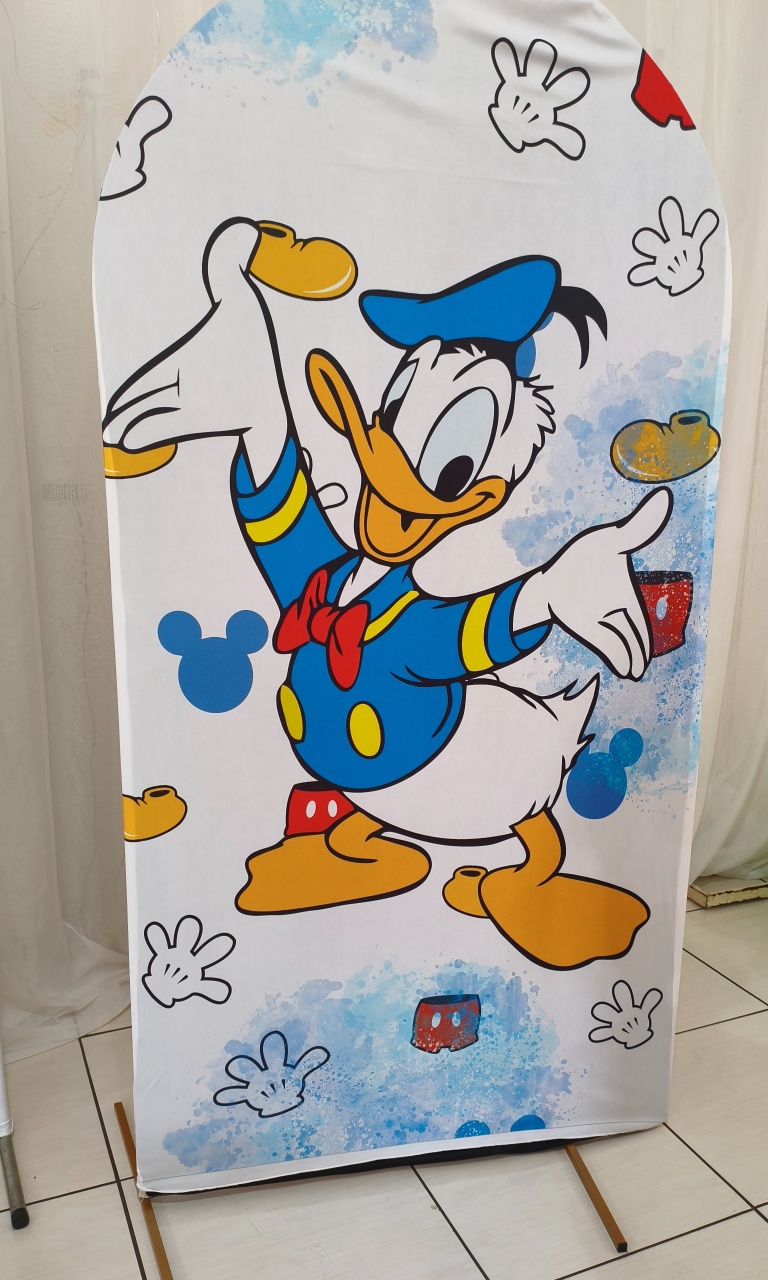 Capa Painel Lateral Pato Donald - Ohana Festas e Eventos 