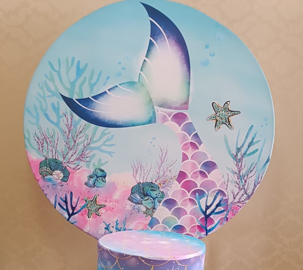 Capa Painel Sereia - Ohana Festas e Eventos 
