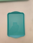 Bandeja Baixa Retangular Tiffany   - imagem 1