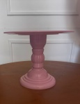 Bandeja Alta Redonda (Rosa Candy) - imagem 1