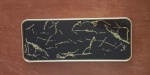 Bandeja Retangular (Preto E Dourado) - imagem 1