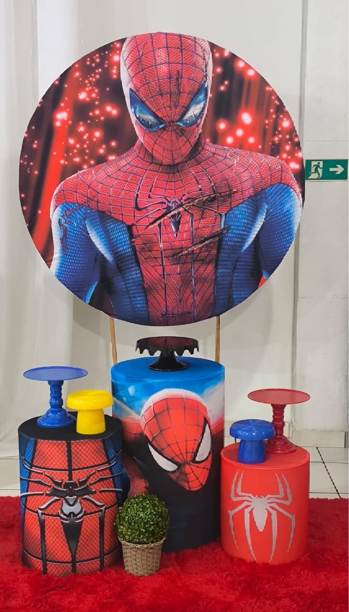 Kit P - Homem Aranha  - Ohana Festas e Eventos 