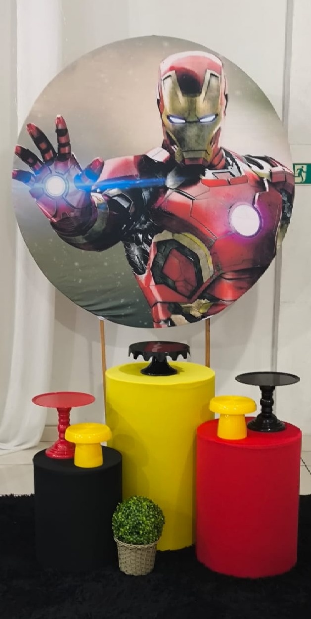 Kit P - Homem de Ferro - Ohana Festas e Eventos 