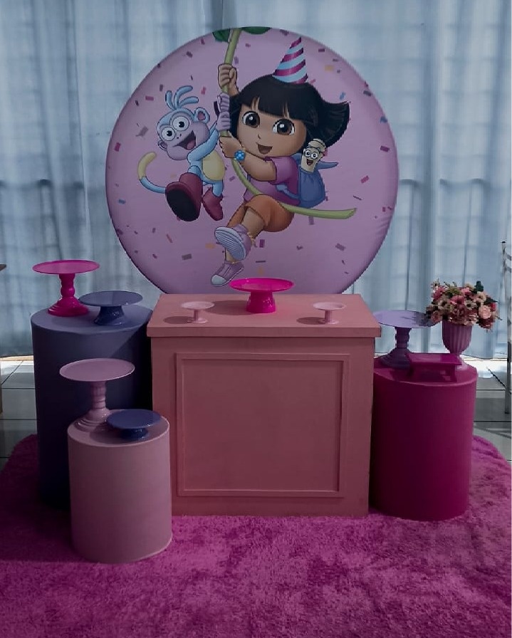Kit M - Dora Aventureira - Ohana Festas e Eventos 