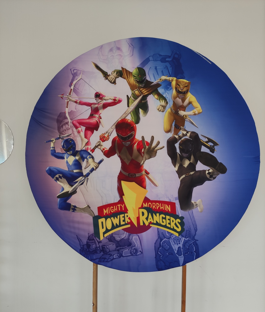 Capa Painel Power Rangers  - Ohana Festas e Eventos 