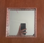 Bandeja Quadrada Baixa Espelhada (Cor Rosé) - imagem 2