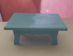 Bandeja Mesinha Baixa Retangular (Azul Bebê) - imagem 2