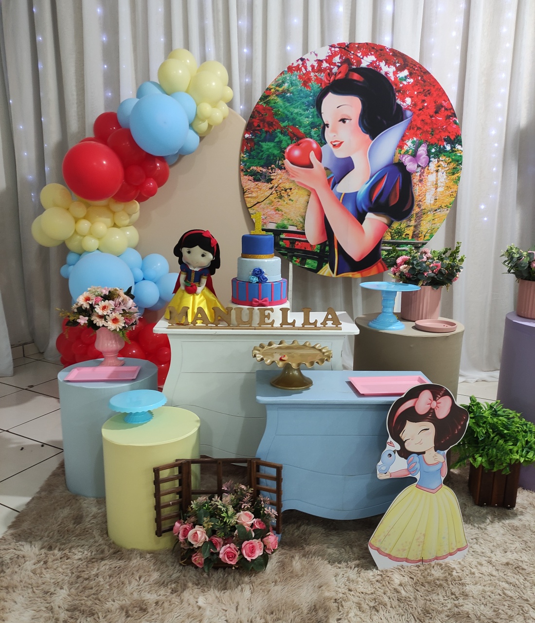 Kit Branca de Neve - Ohana Festas e Eventos 