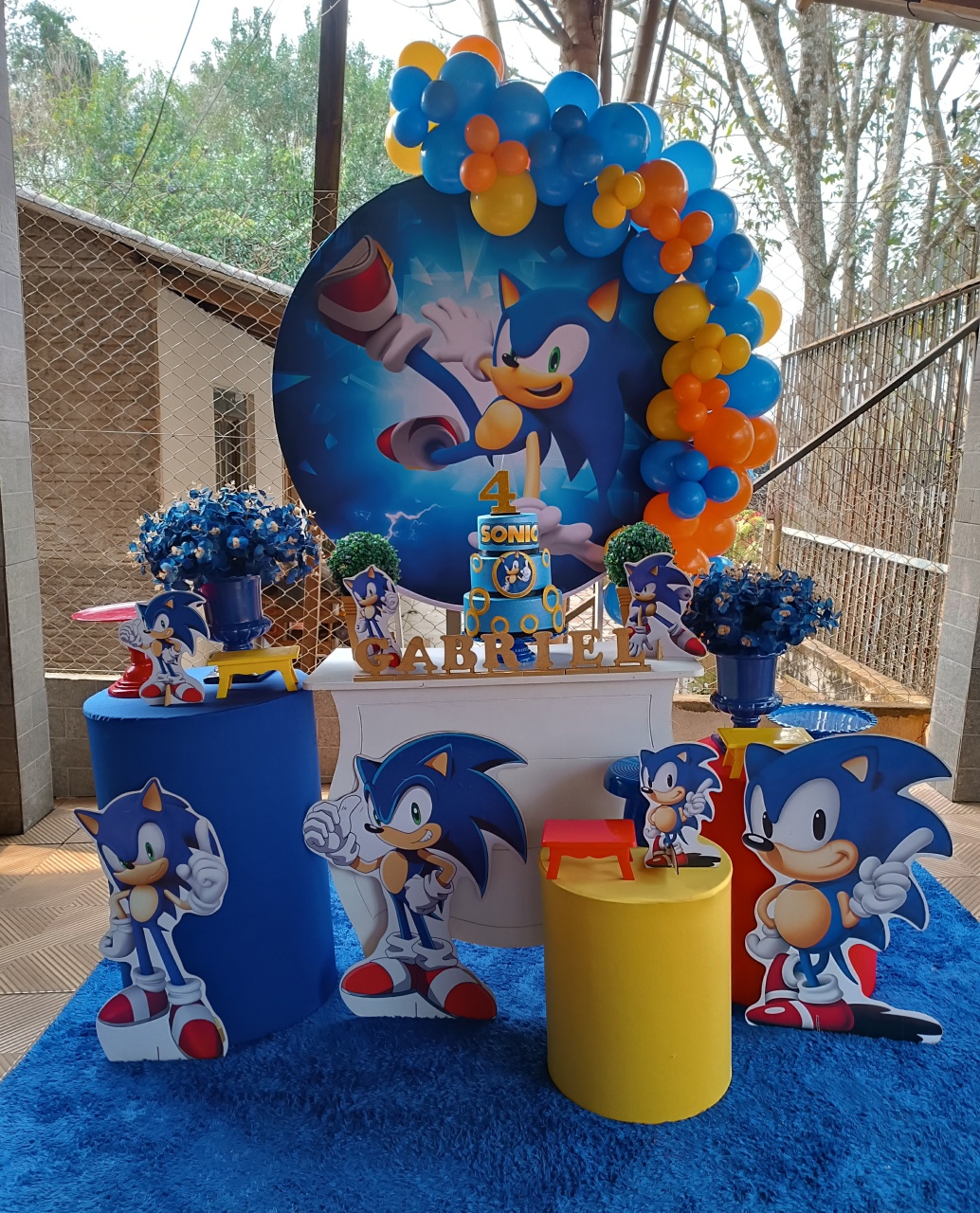 Kit Sonic - Ohana Festas e Eventos 