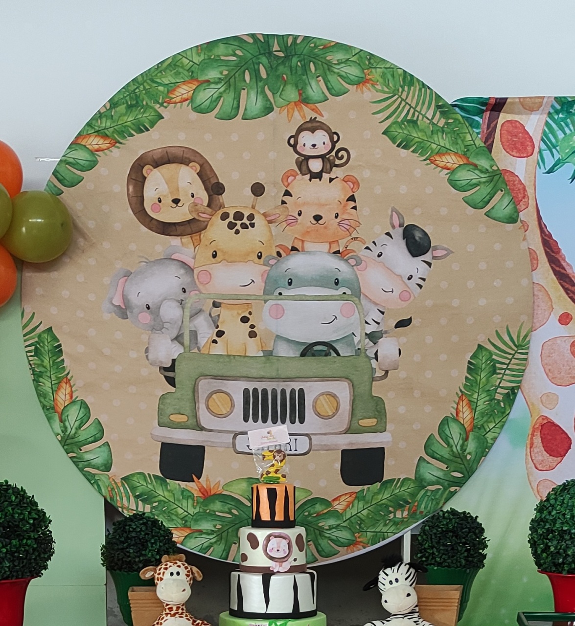 Capa Painel Safari - Ohana Festas e Eventos 