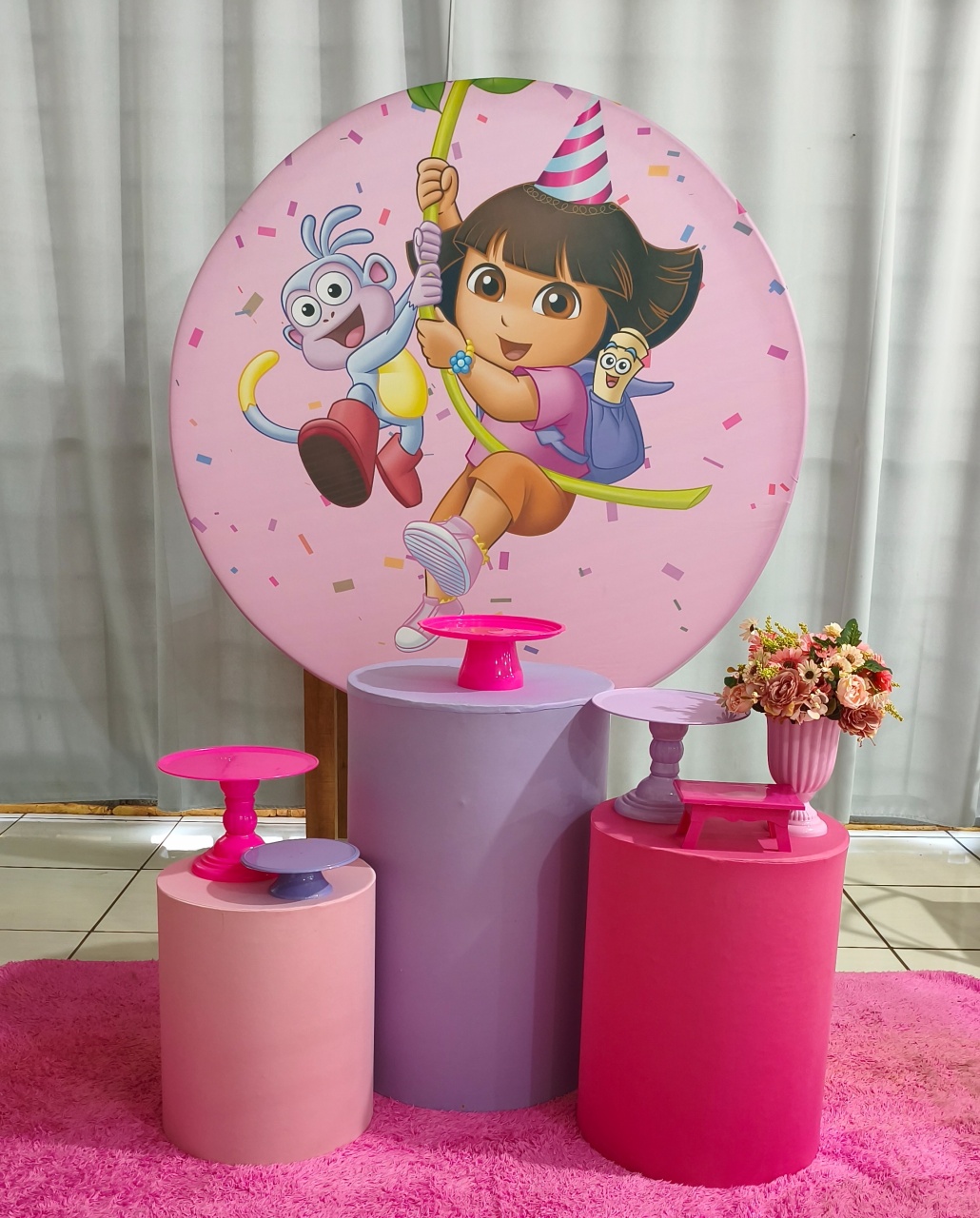 Kit P - Dora Aventureira  - Ohana Festas e Eventos 