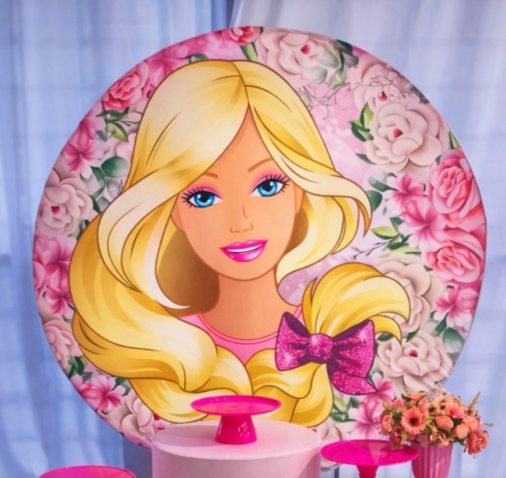 Capa Painel Barbie 2 - Ohana Festas e Eventos 