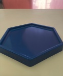 Bandeja Baixa Sextavada (Azul Marinho)  - imagem 2