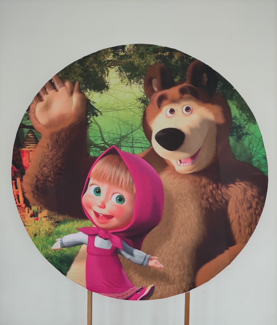 Capa Painel Masha E O Urso  - Ohana Festas e Eventos 