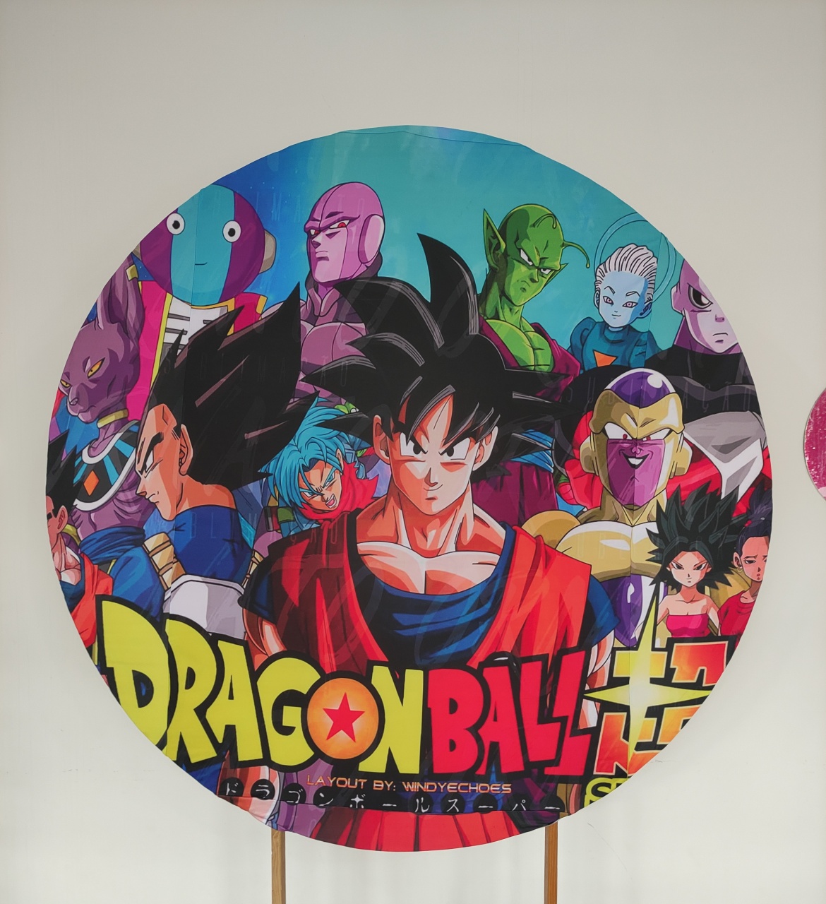 Capa Painel Dragon Boll  - Ohana Festas e Eventos 