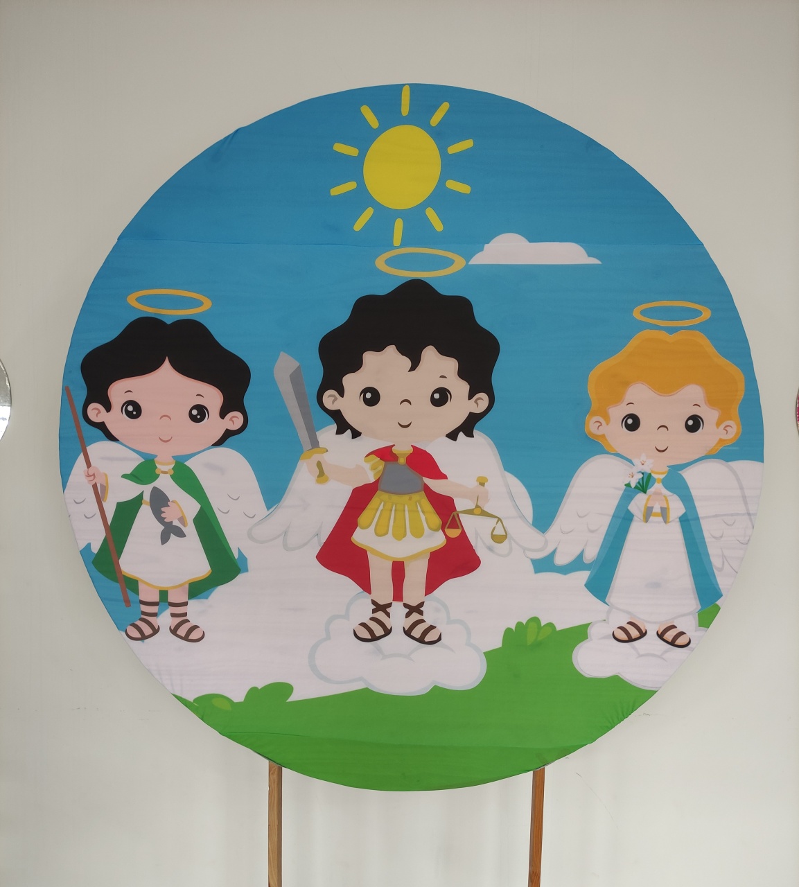 Capa Painel Anjos  - Ohana Festas e Eventos 