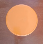 Bandeja Baixa Redonda (Laranja Bebê) - imagem 1