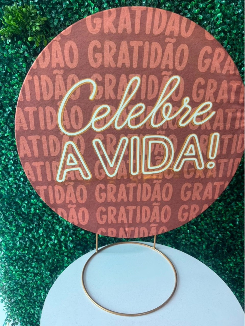 Mini Painel Celebre A Vida - Mouse Atelie das Festas
