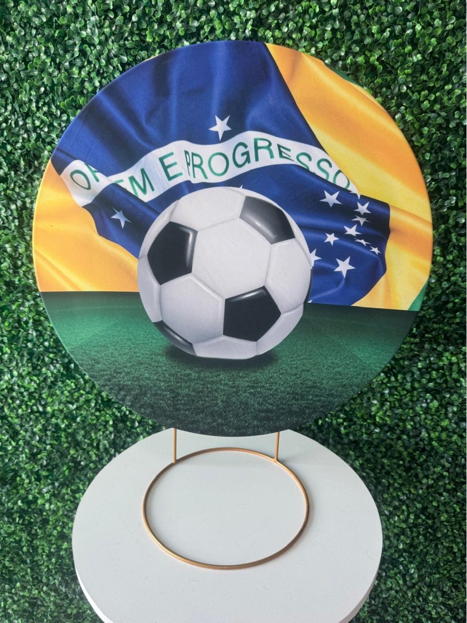 Mini Painel Futebol Brasil - Mouse Atelie das Festas
