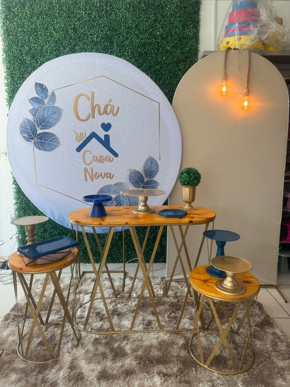 Chá de Casa Nova Azul - Mouse Atelie das Festas