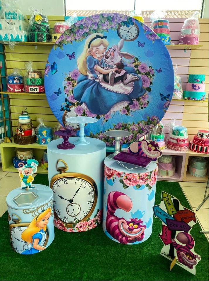 Alice No País das Maravilhas - Mouse Atelie das Festas