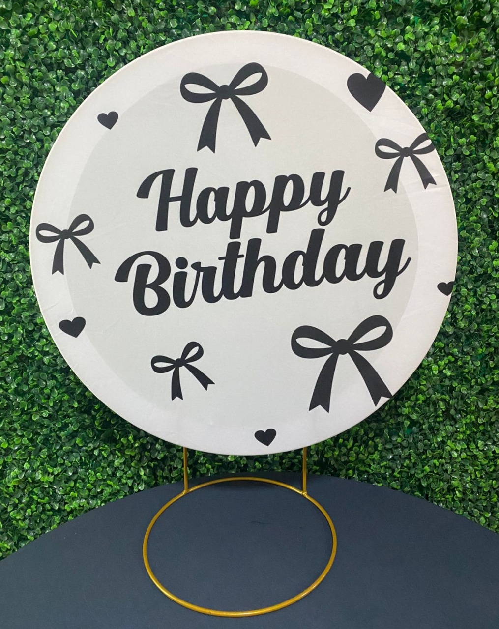 Mini Painel Happy Birthday Lacinho - Mouse Atelie das Festas