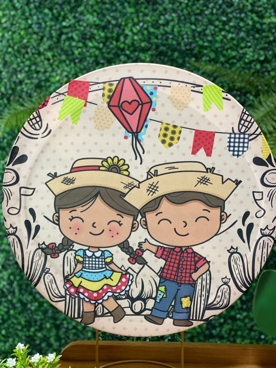 Mini Painel Casal Junino - Mouse Atelie das Festas