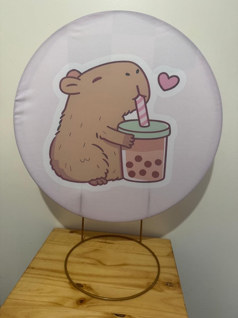 Mini Painel Capivara - Mouse Atelie das Festas