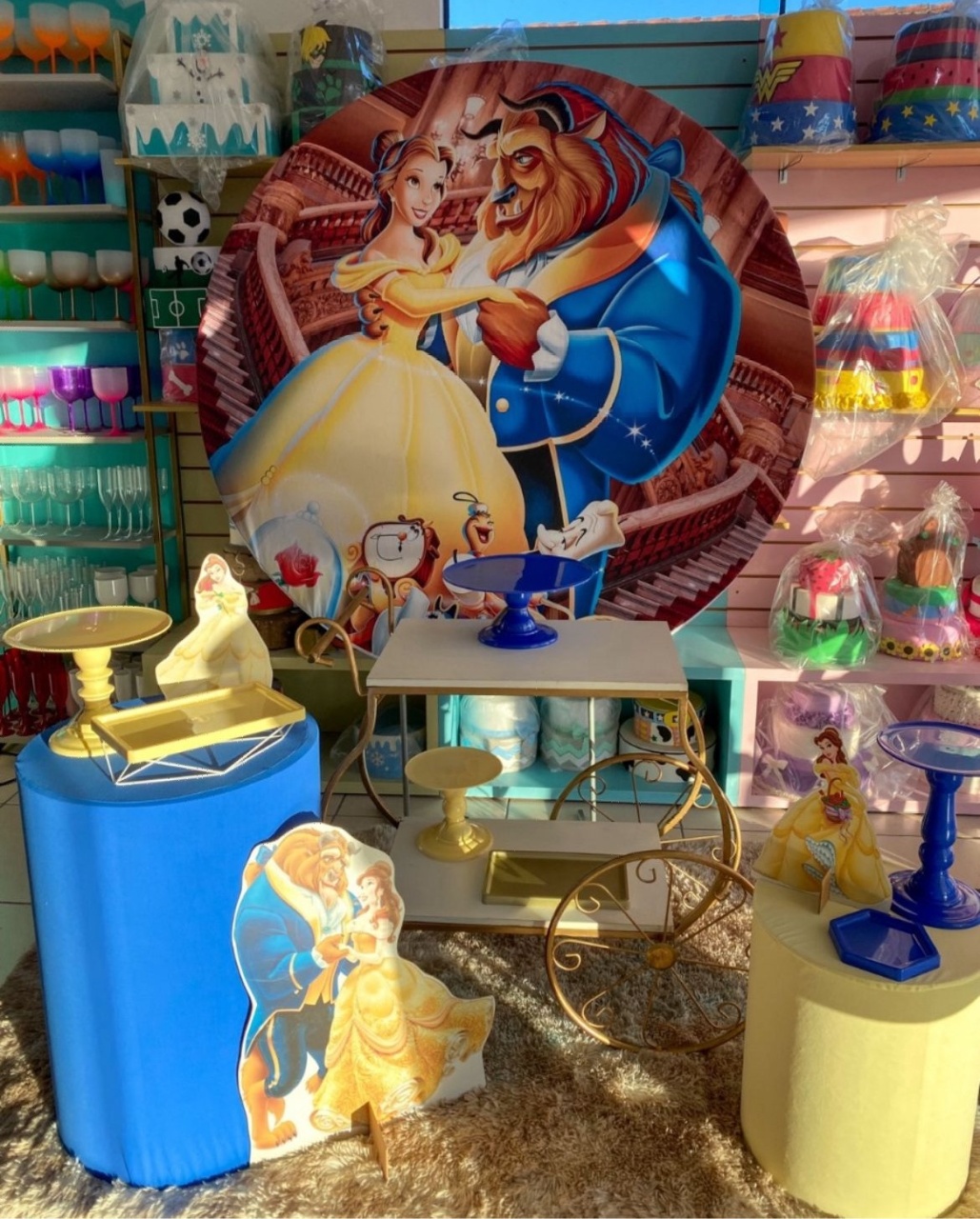 A Bela E A Fera - Mouse Atelie das Festas