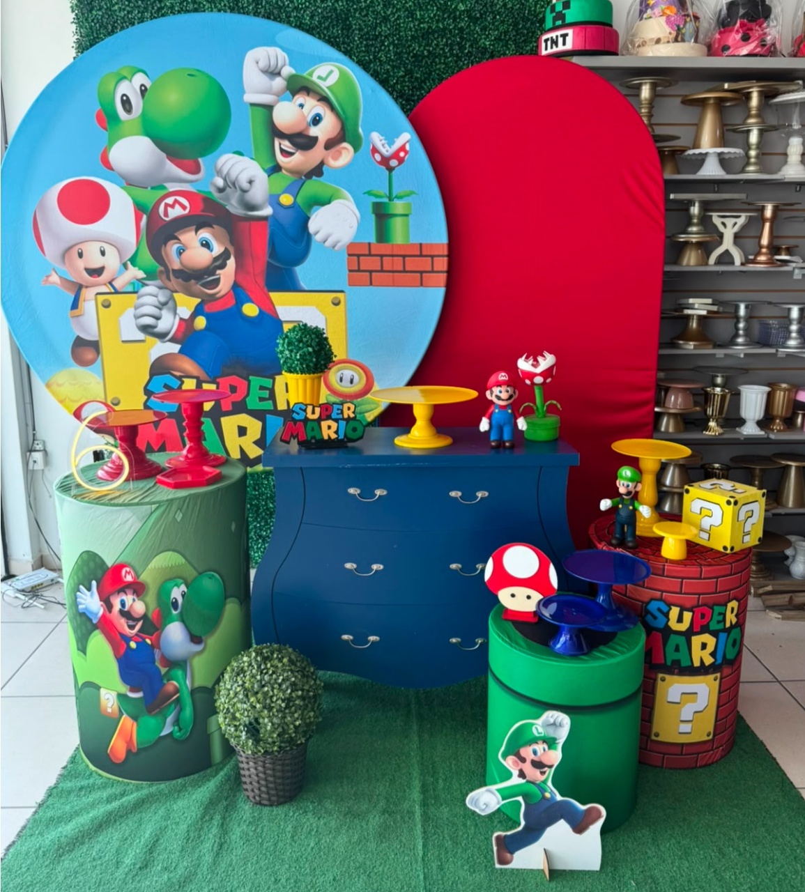 Mario Bros Diamante - Mouse Atelie das Festas