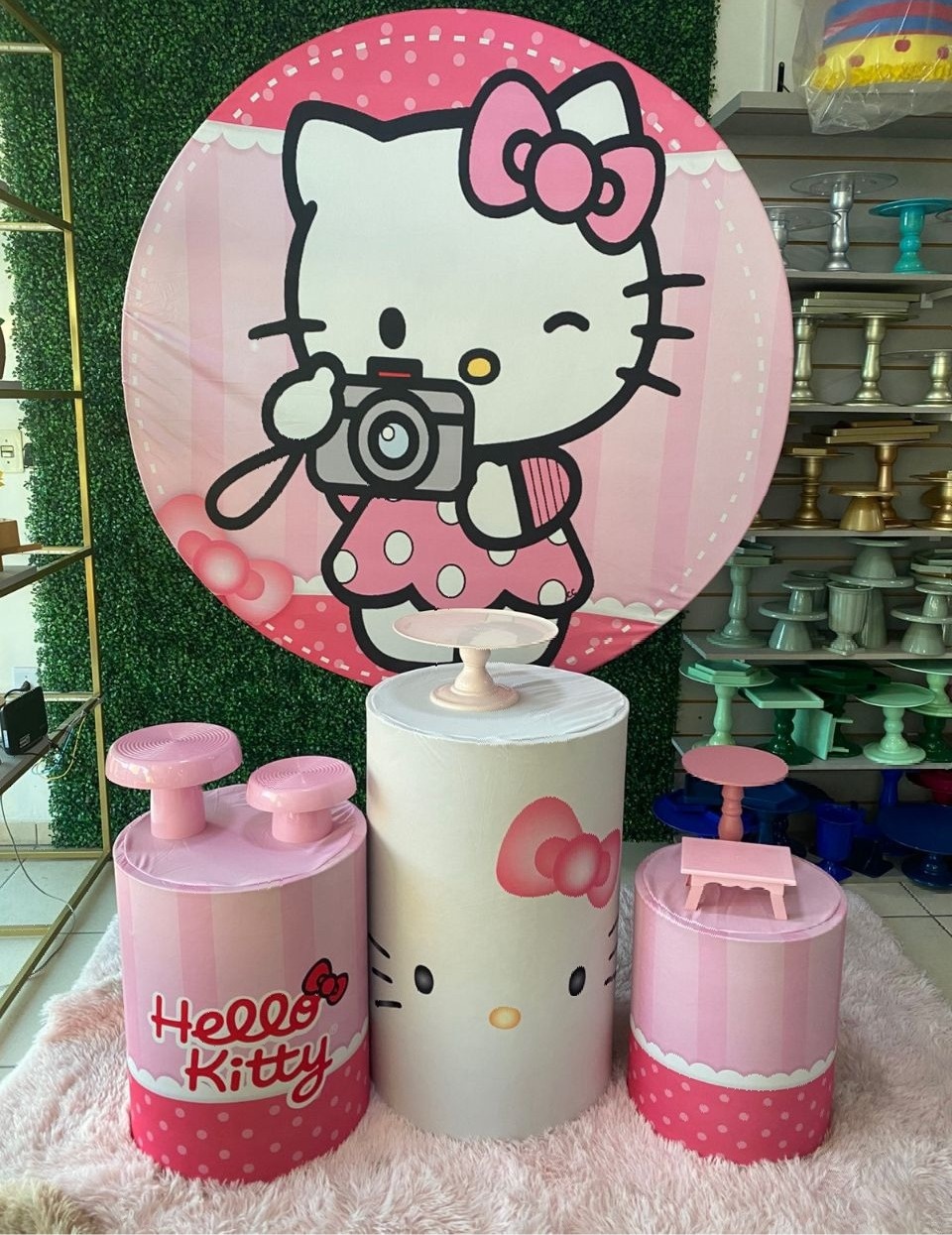 Hello Kitty Fotógrafa - Mouse Atelie das Festas