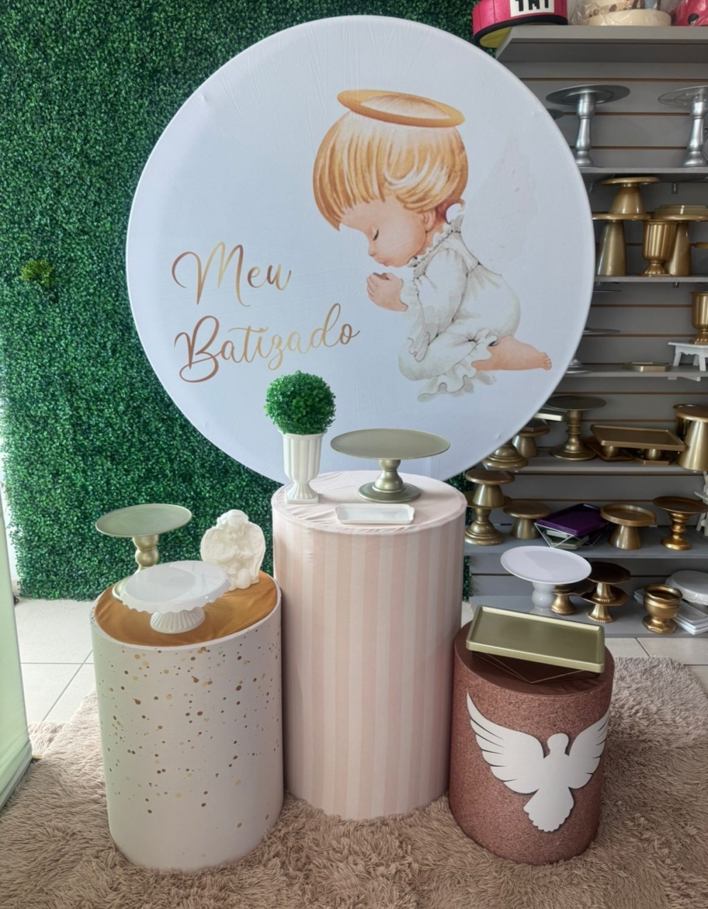 Anjinho Meu Batizado - Mouse Atelie das Festas