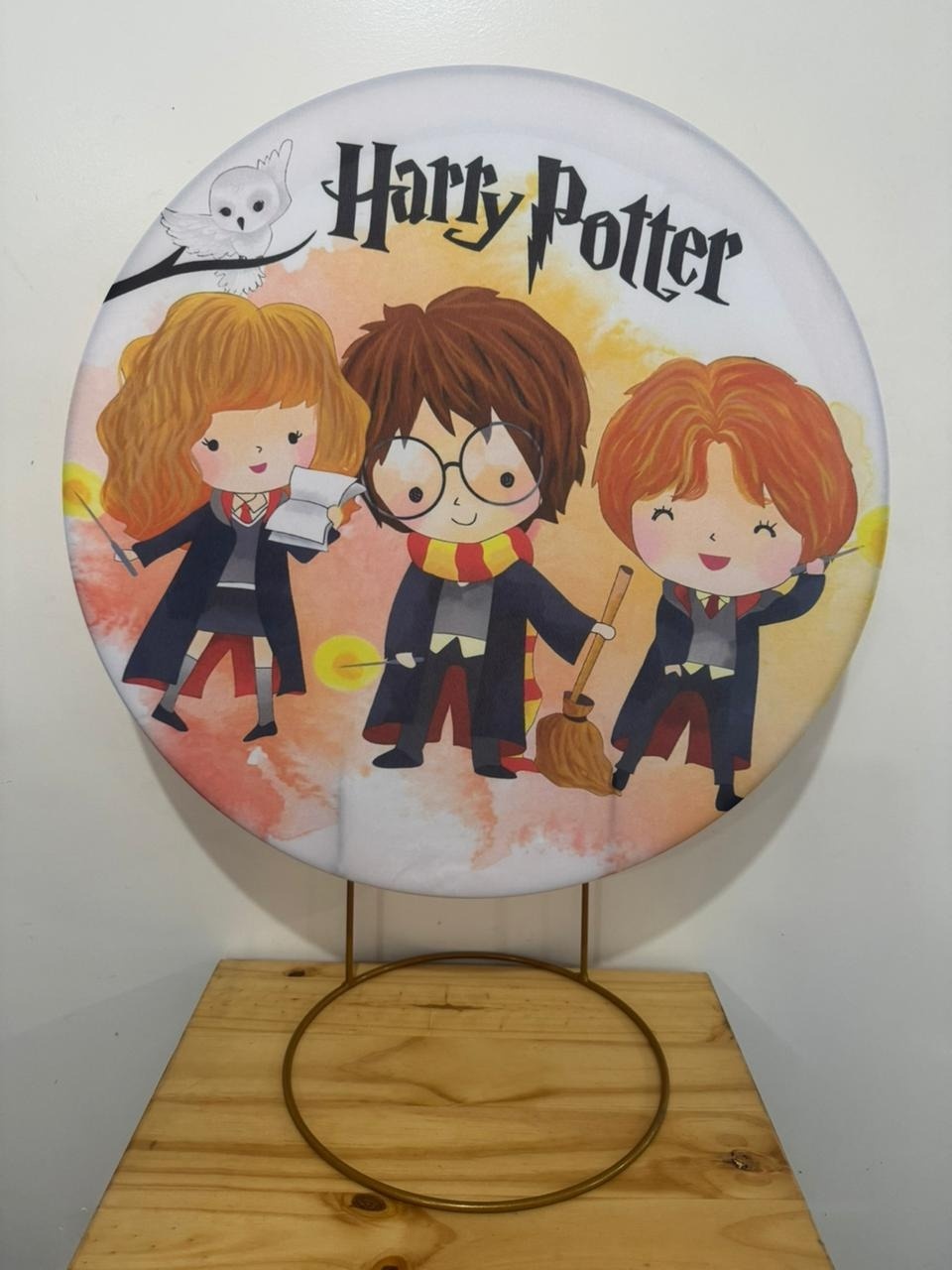 Mini Painel Harry Potter Aquarela - Mouse Atelie das Festas