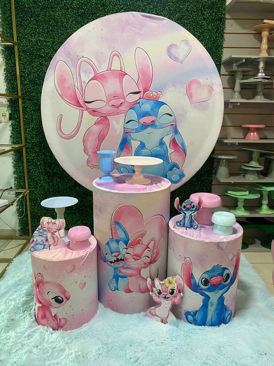 Stitch Angel Aquarelado - Mouse Atelie das Festas