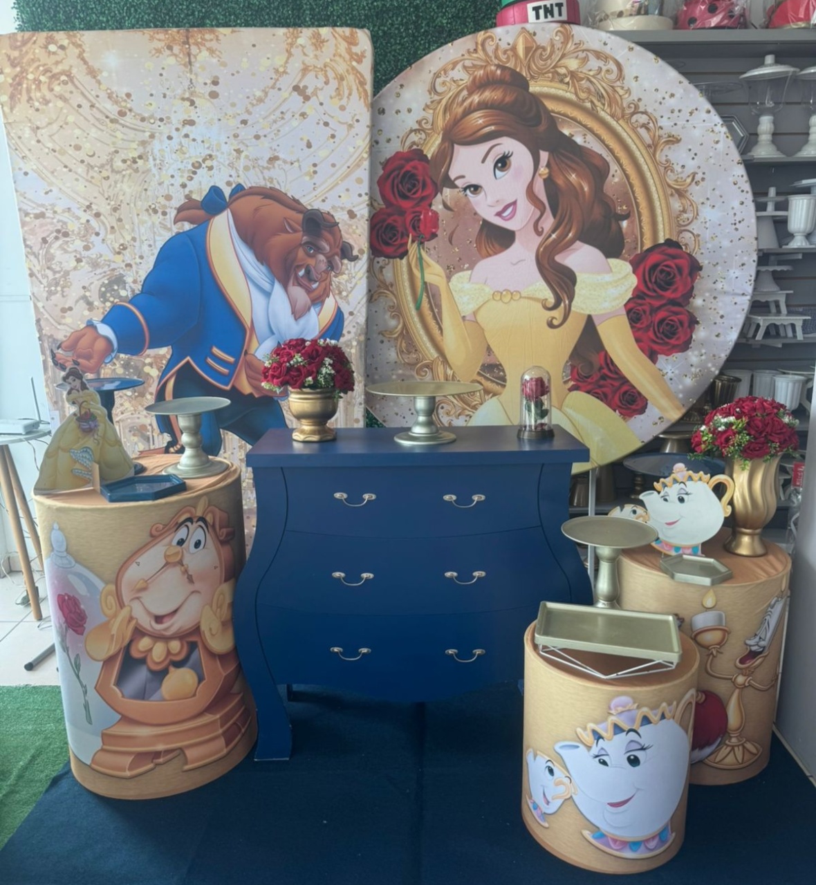Bela E A Fera Completo - Mouse Atelie das Festas