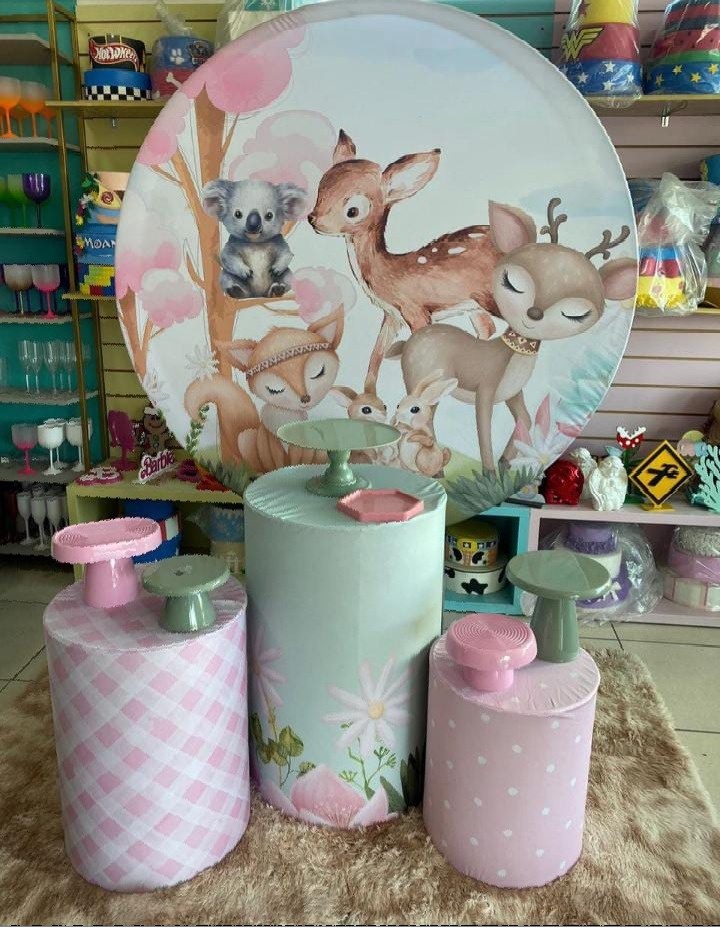 Bosque Menina - Mouse Atelie das Festas