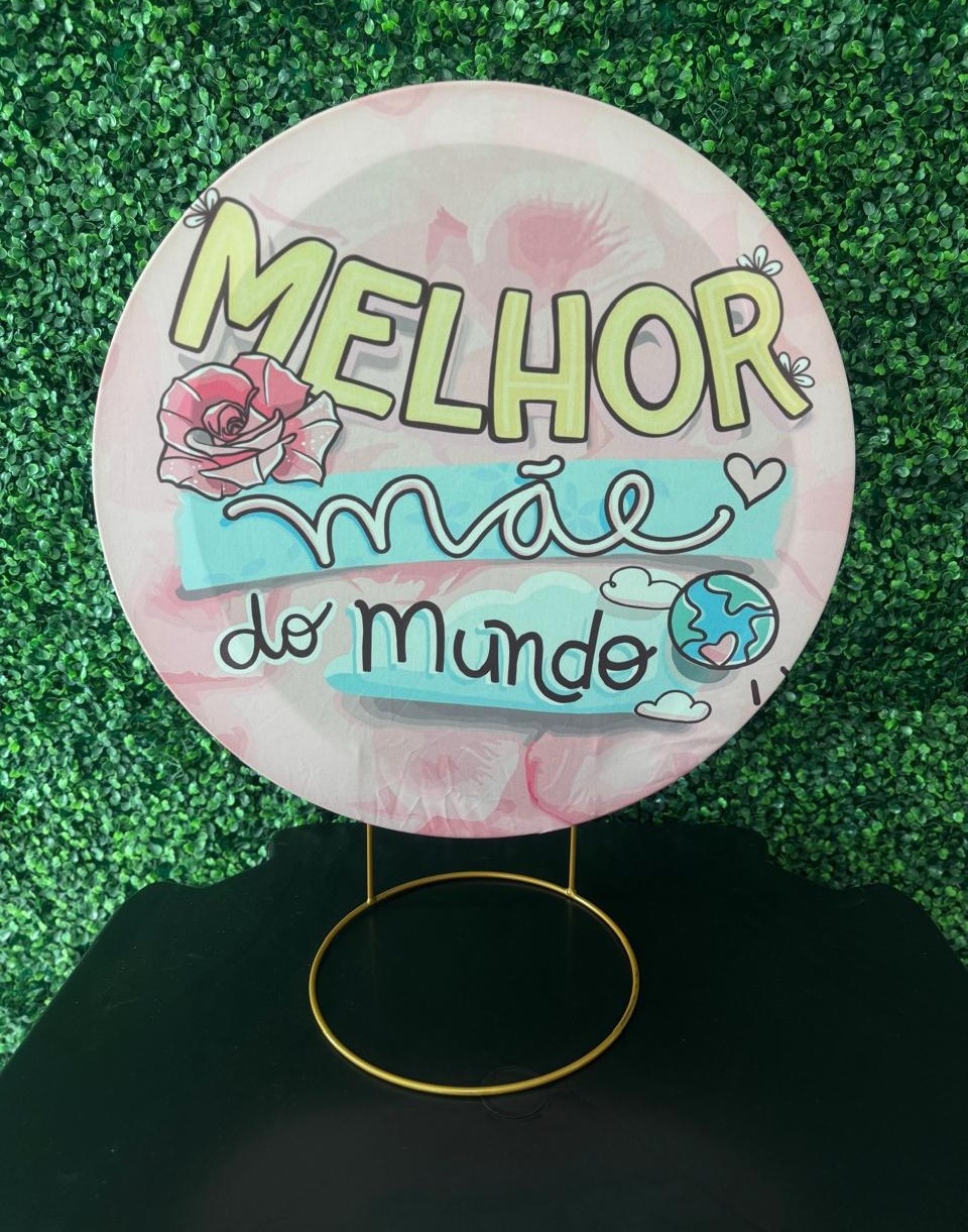 Mini Painel Melhor Mãe - Mouse Atelie das Festas