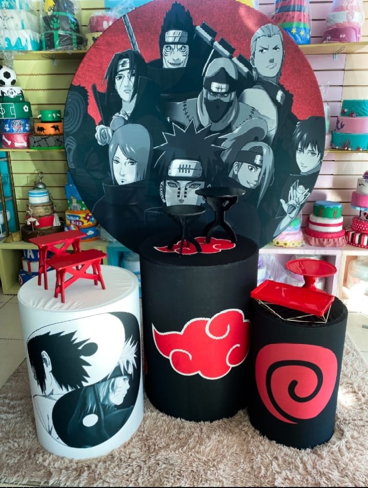 Naruto Preto - Mouse Atelie das Festas
